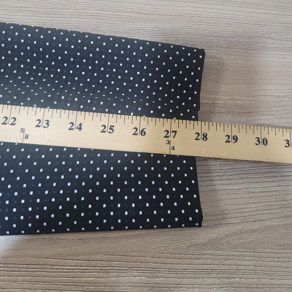 Cabi #5175 black polka dot cropped slim ankle trousers size 12 - Picture 7 of 10